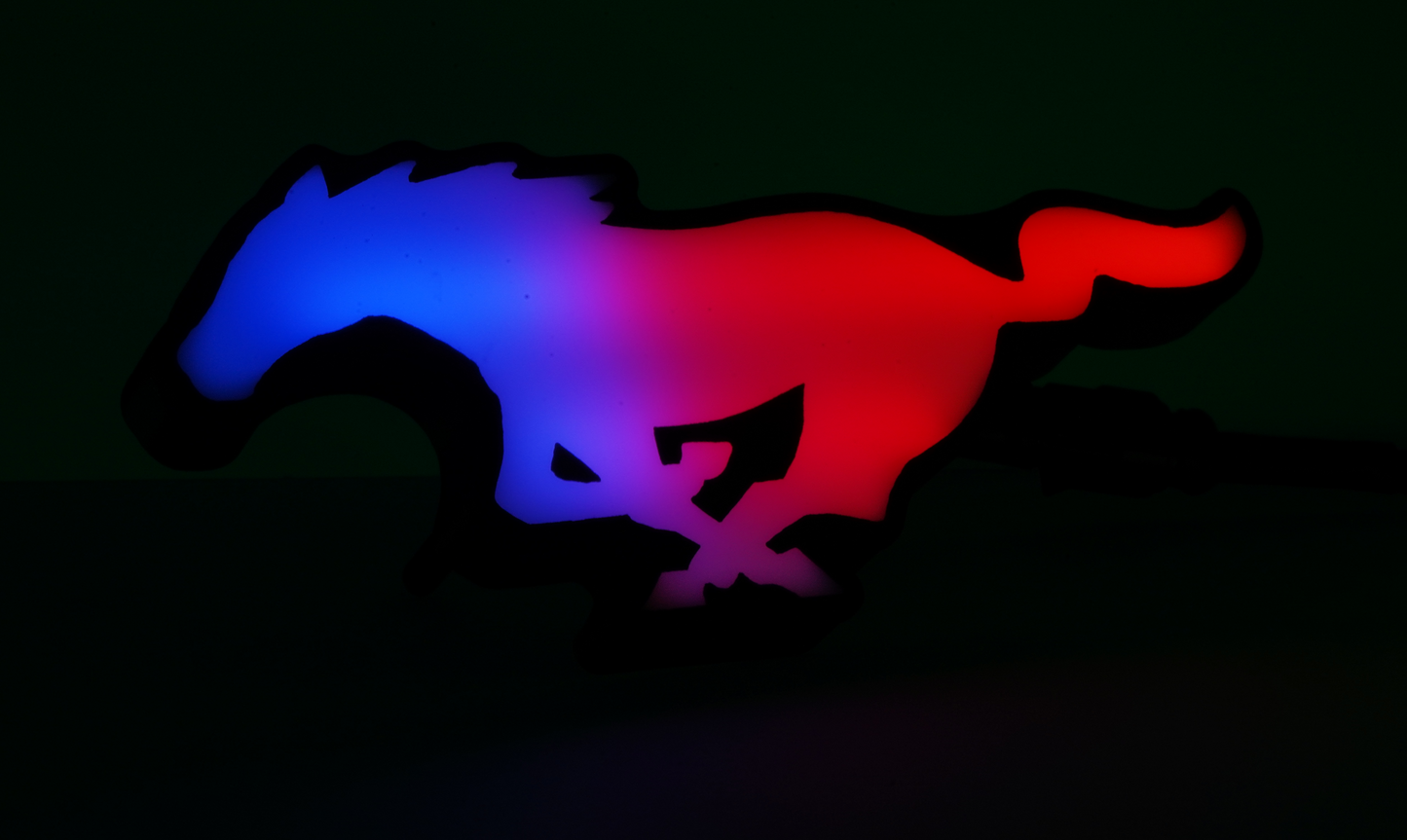 Mustang LED Badge