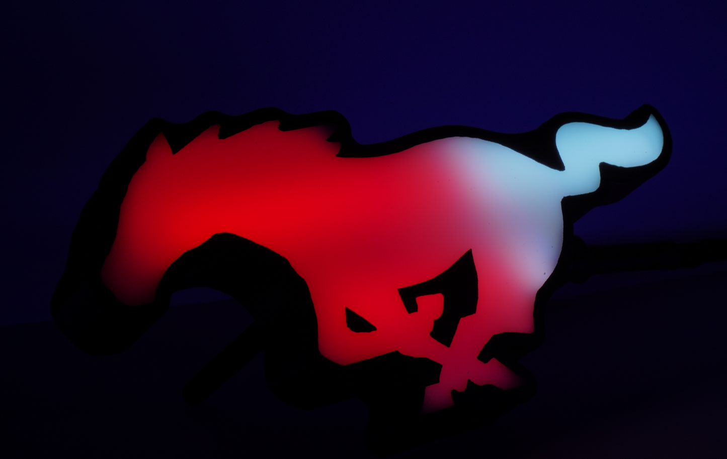 Mustang LED Badge